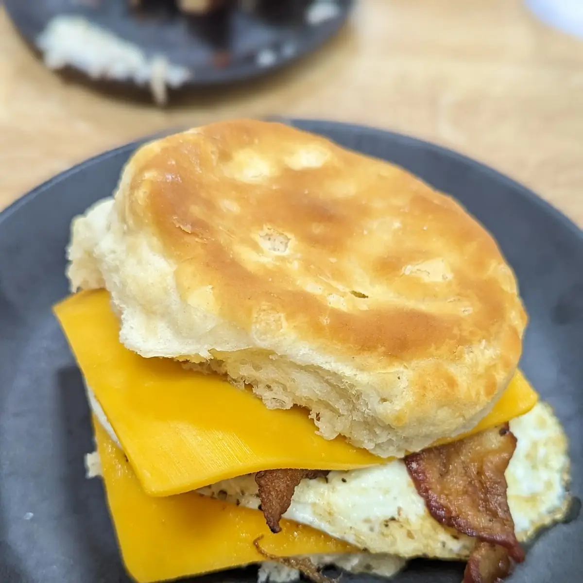 Bacon Egg and Cheese Biscuit