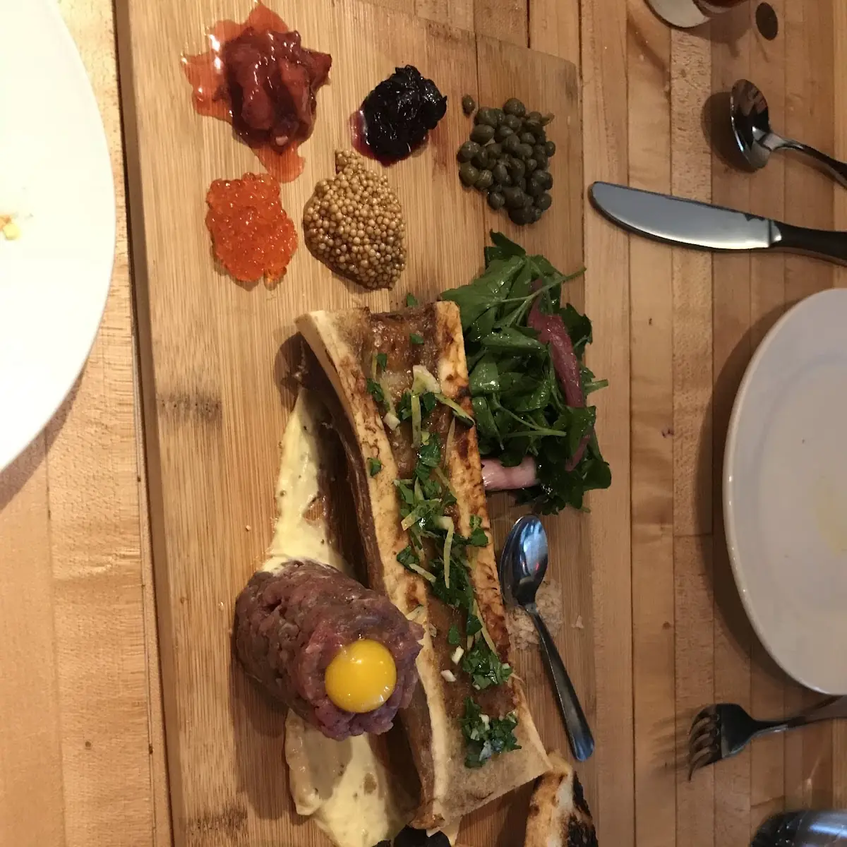 Beef Tartare and Bone Marrow