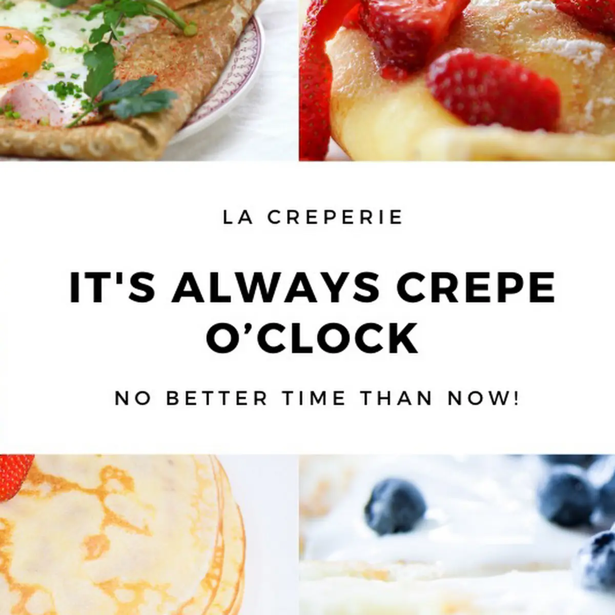 Breakfast Crepes - Served All Day