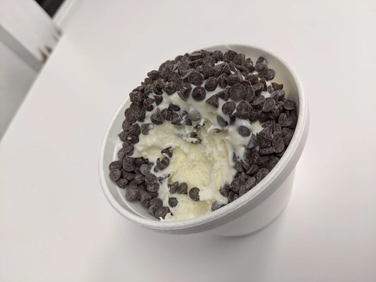 Vanilla Ice Cream with Chocolate Chip