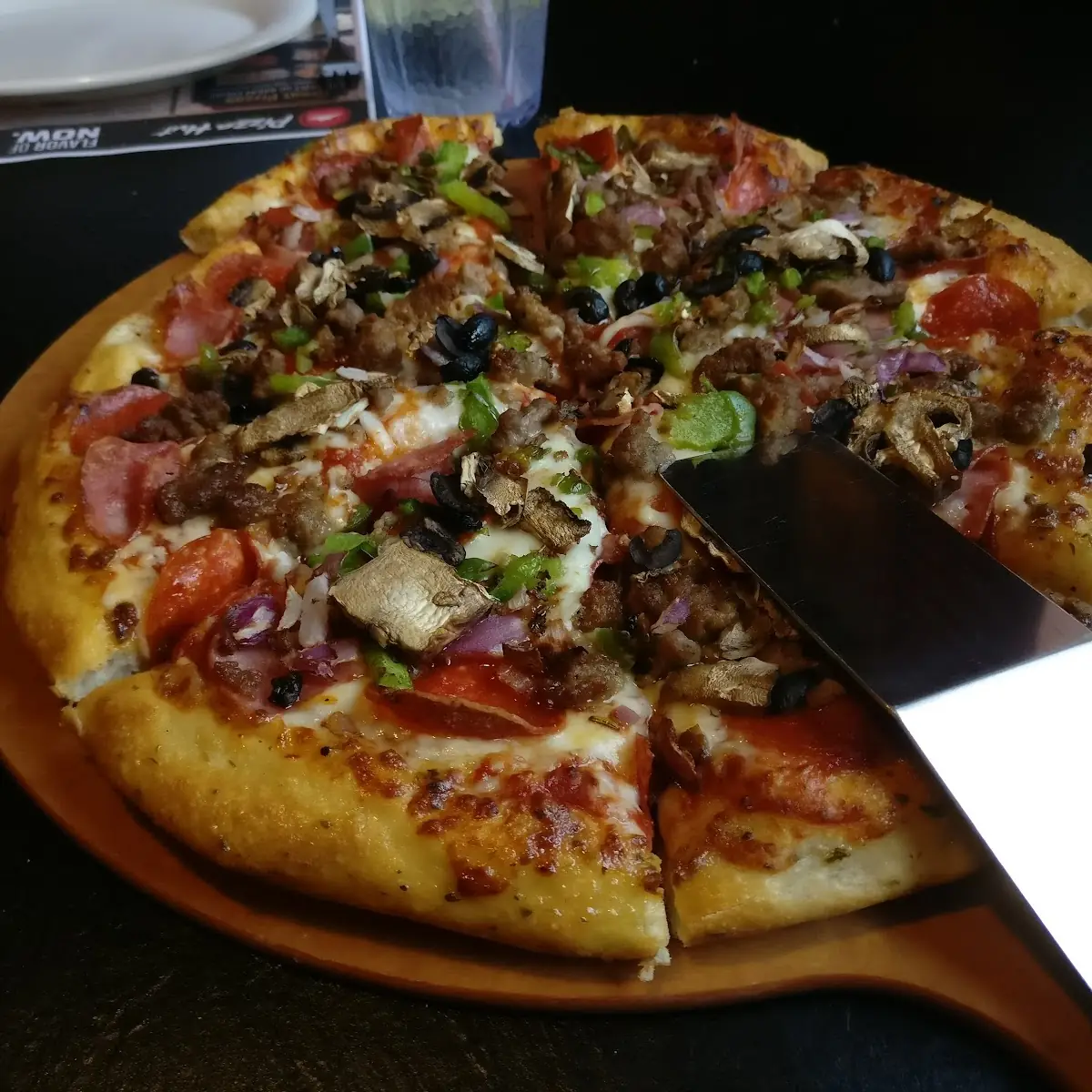 Beef Taco Pizza Pan Pizza
