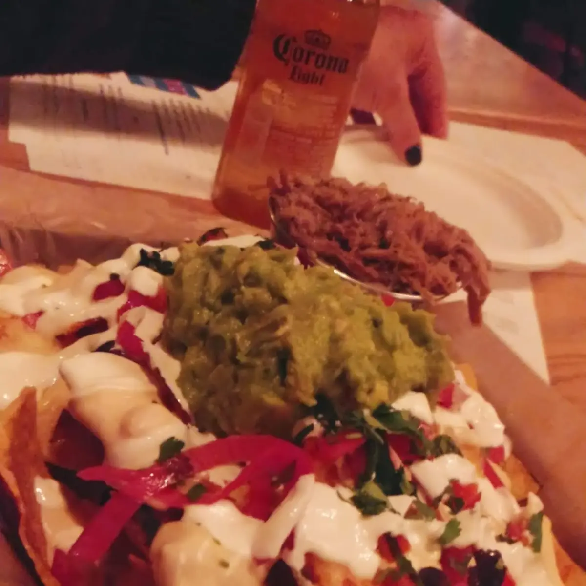 Buffalo Chicken Nachos Supreme