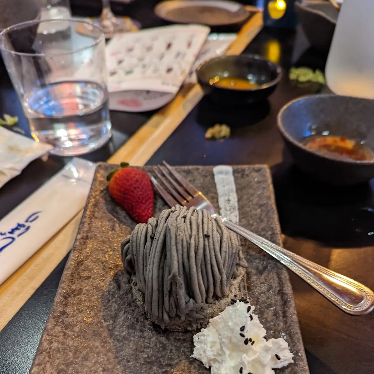 Black Sesame Mont Blanc