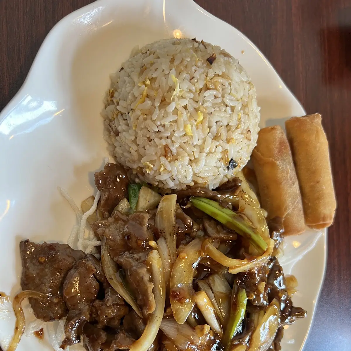4 Mongolian Beef Combo