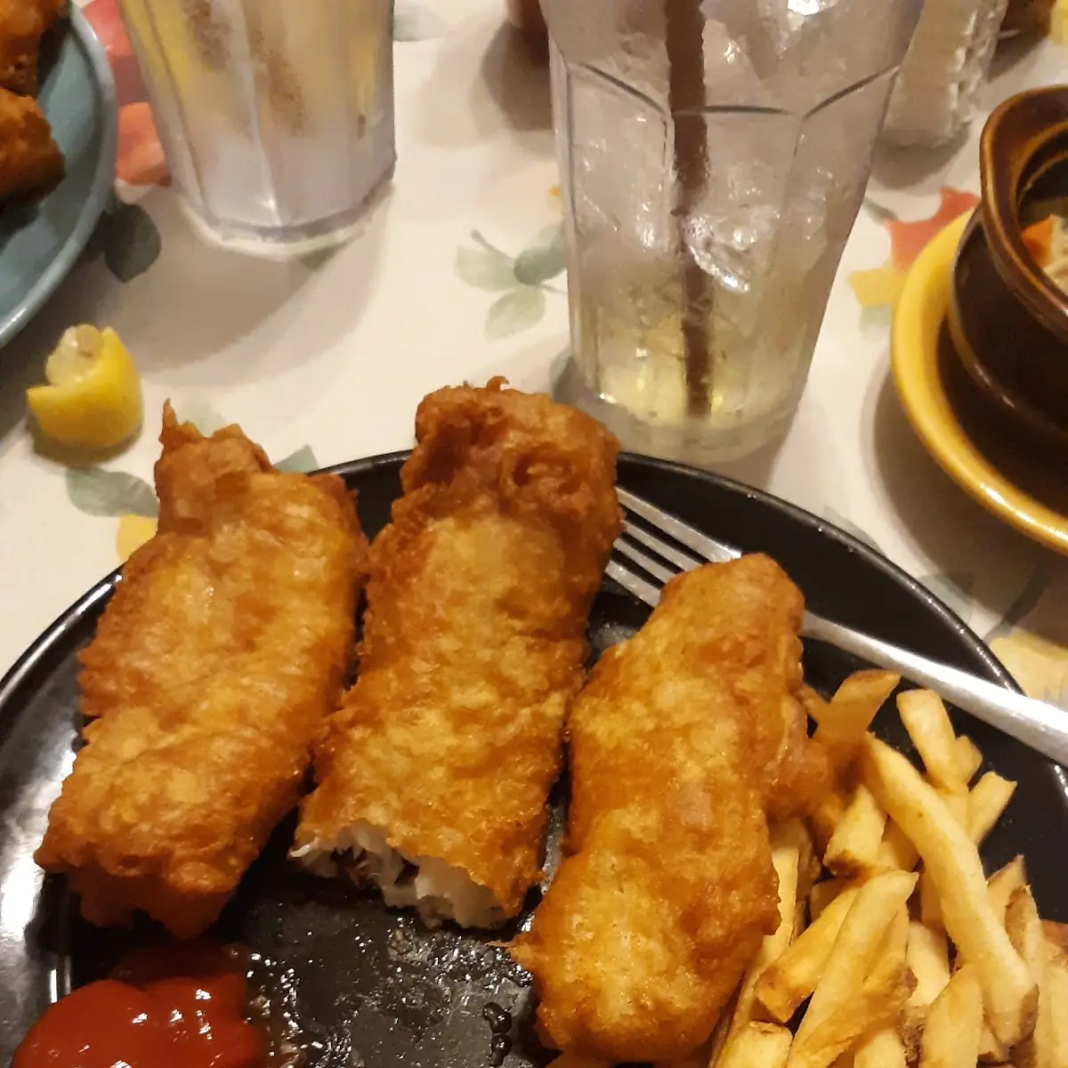 3 Piece Battered Cod Fish Fry