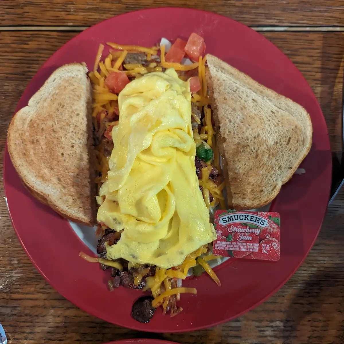 Turkey Club Omelet