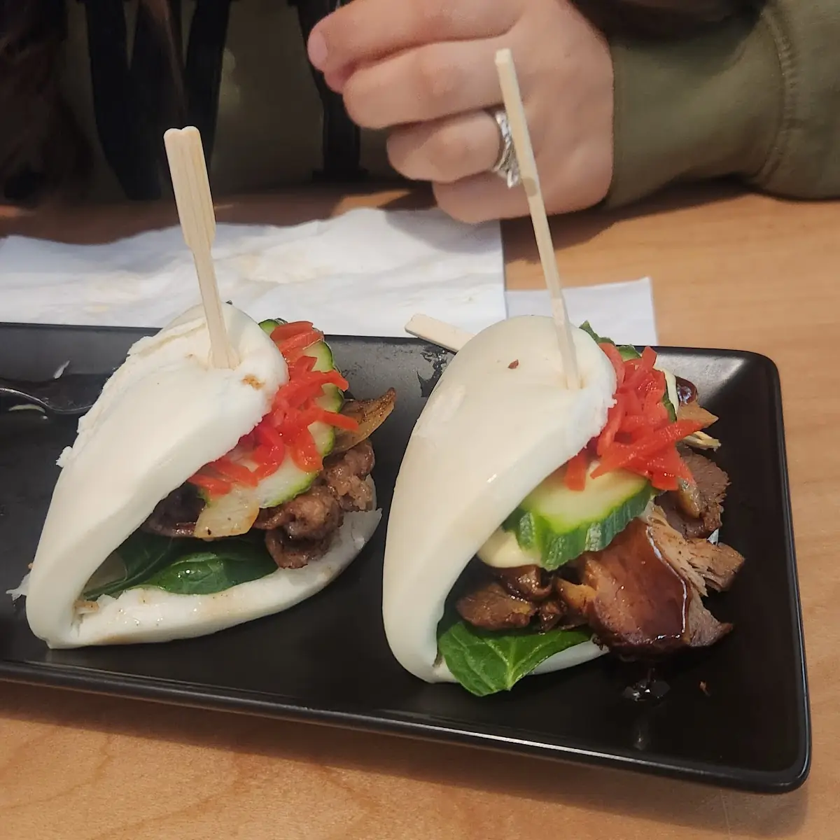 Steamed Bao Buns with Fillings