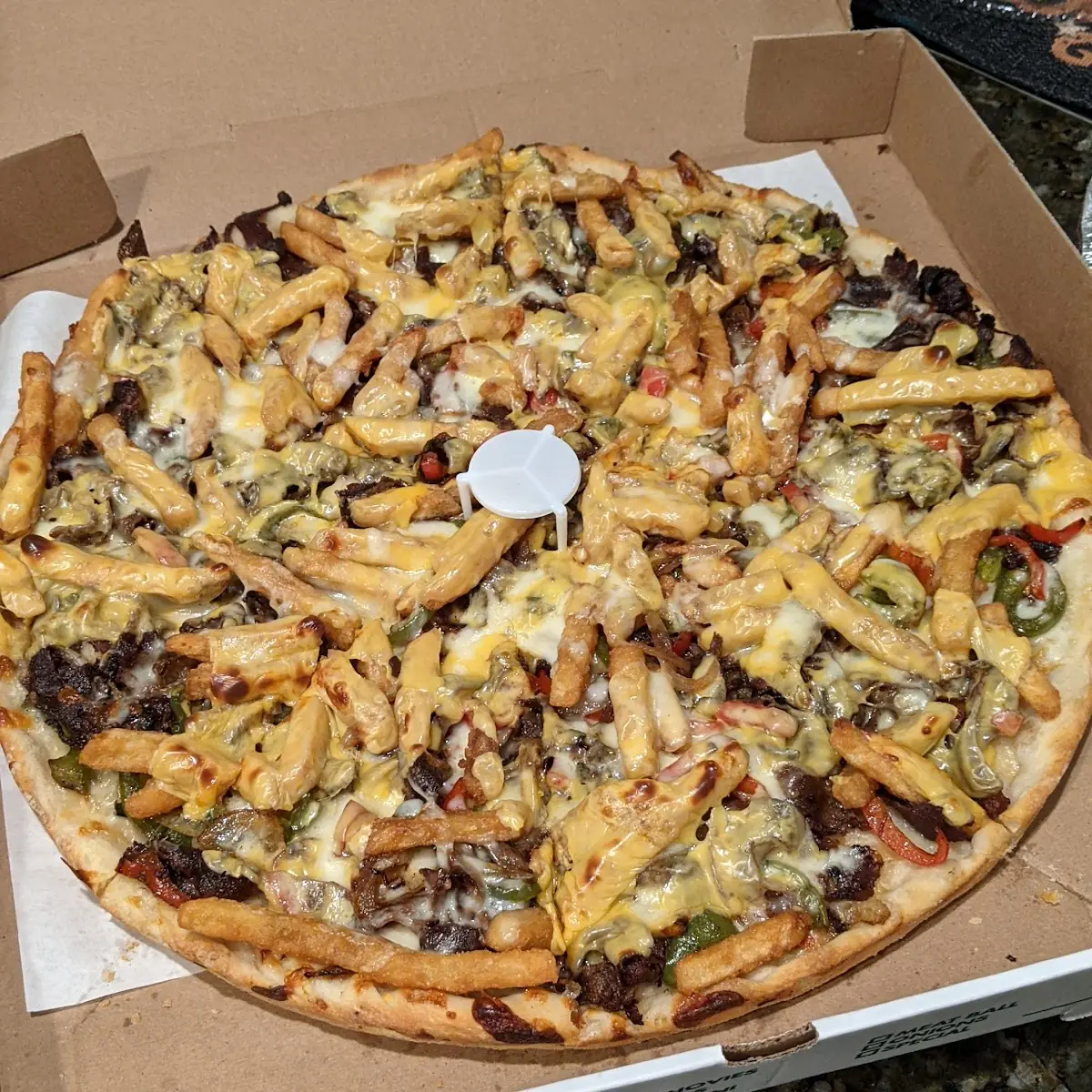 Cheesesteak Pizza