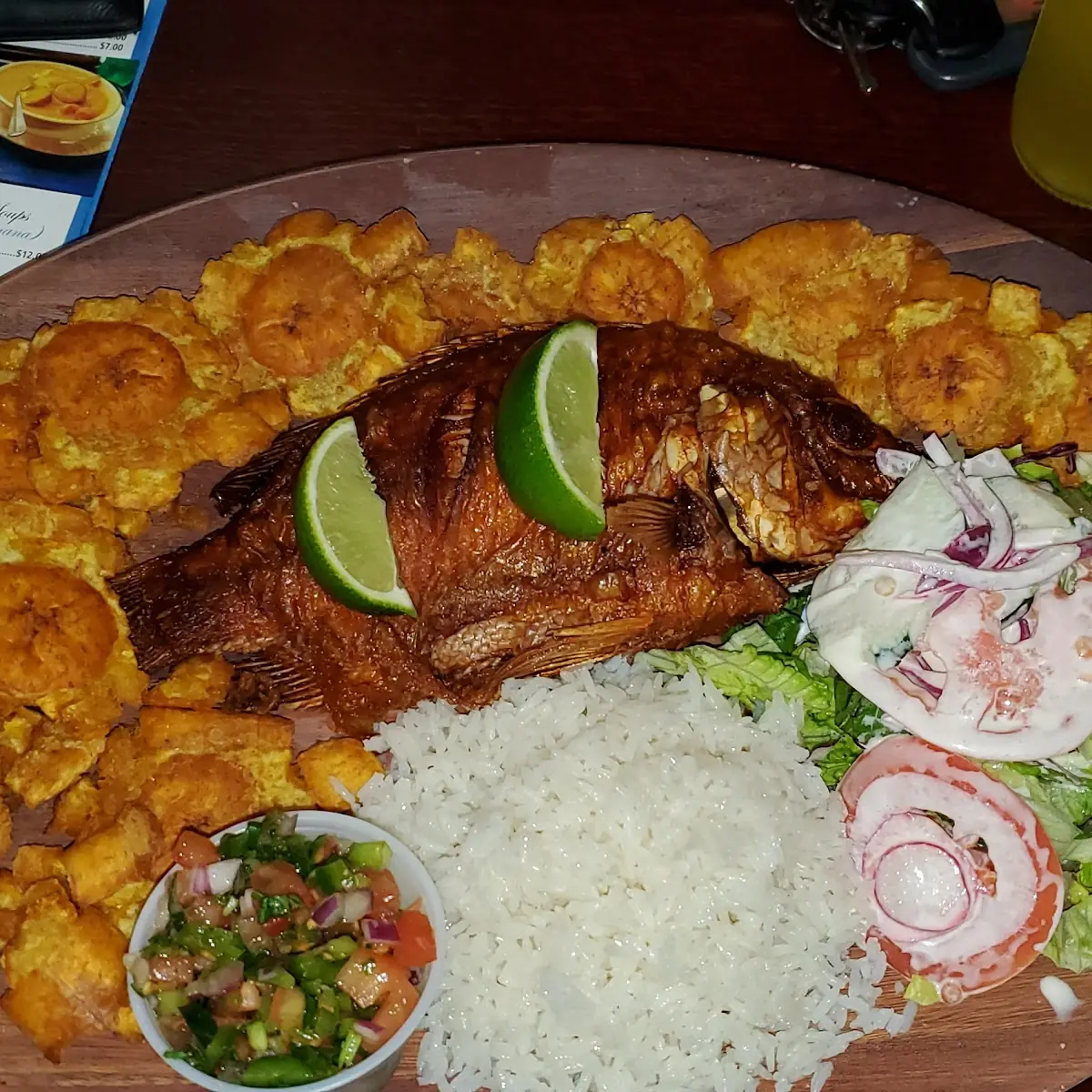 Fried Fish with Plantains