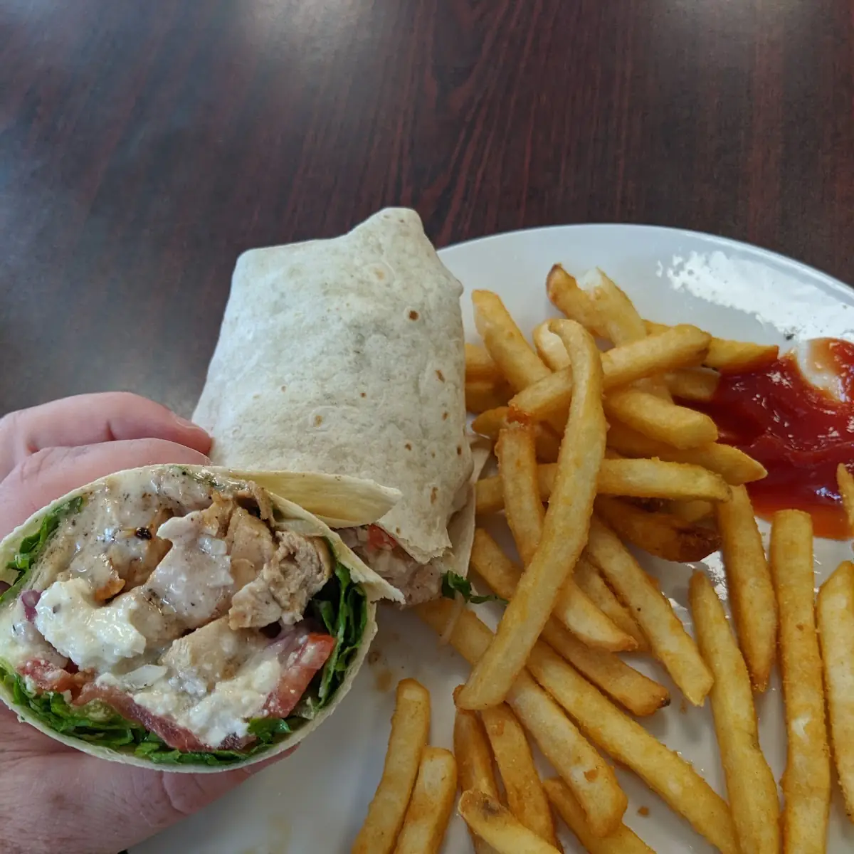 Grilled Chicken Caesar Wrap