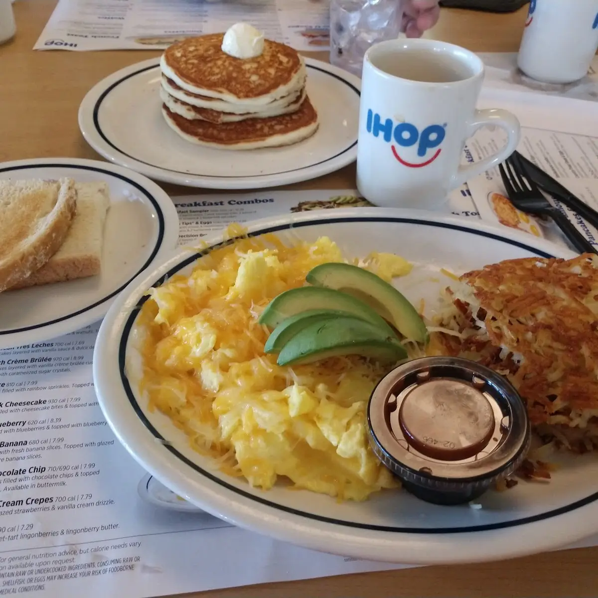 Scrambled Eggs and Hash Browns