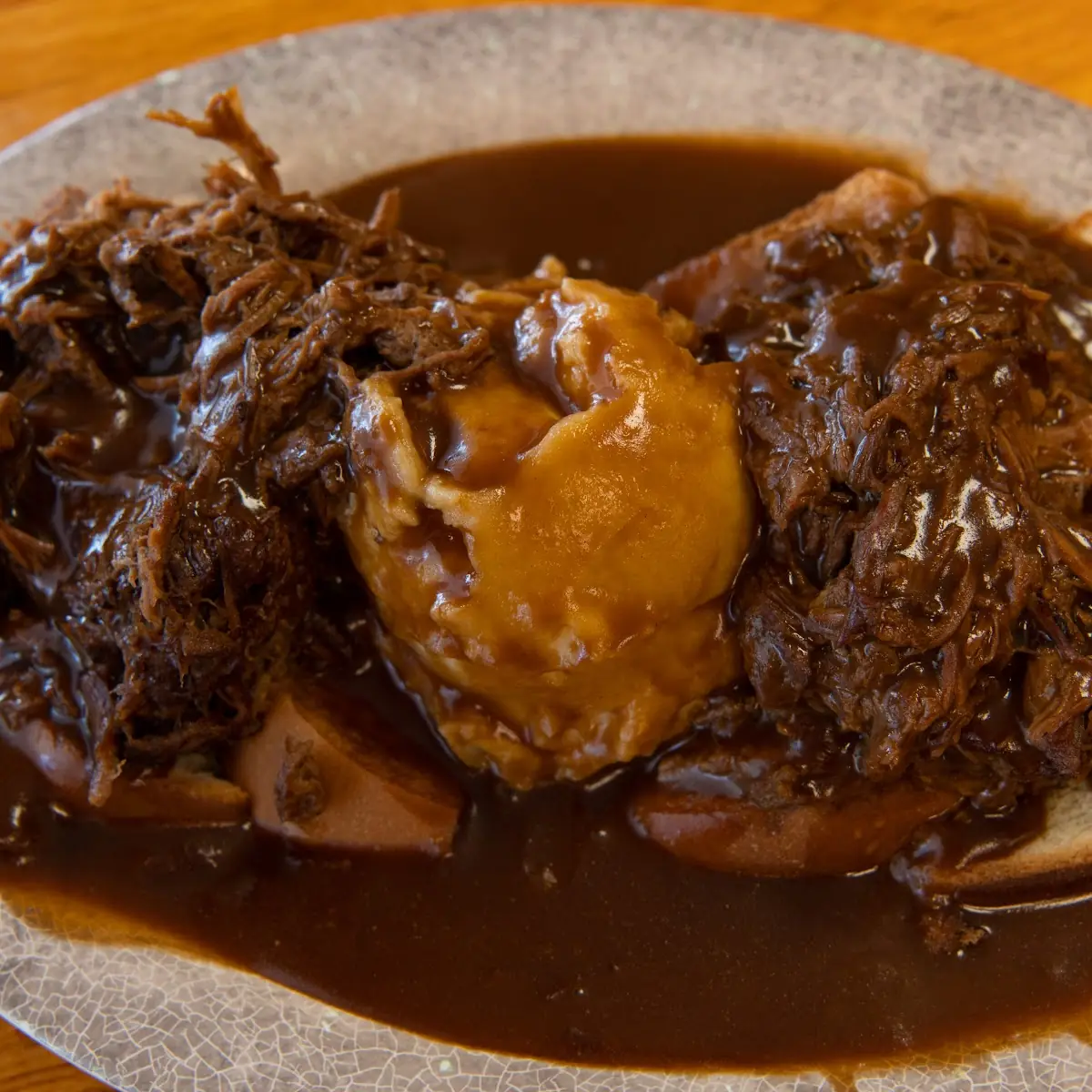 Open Face Pot Roast