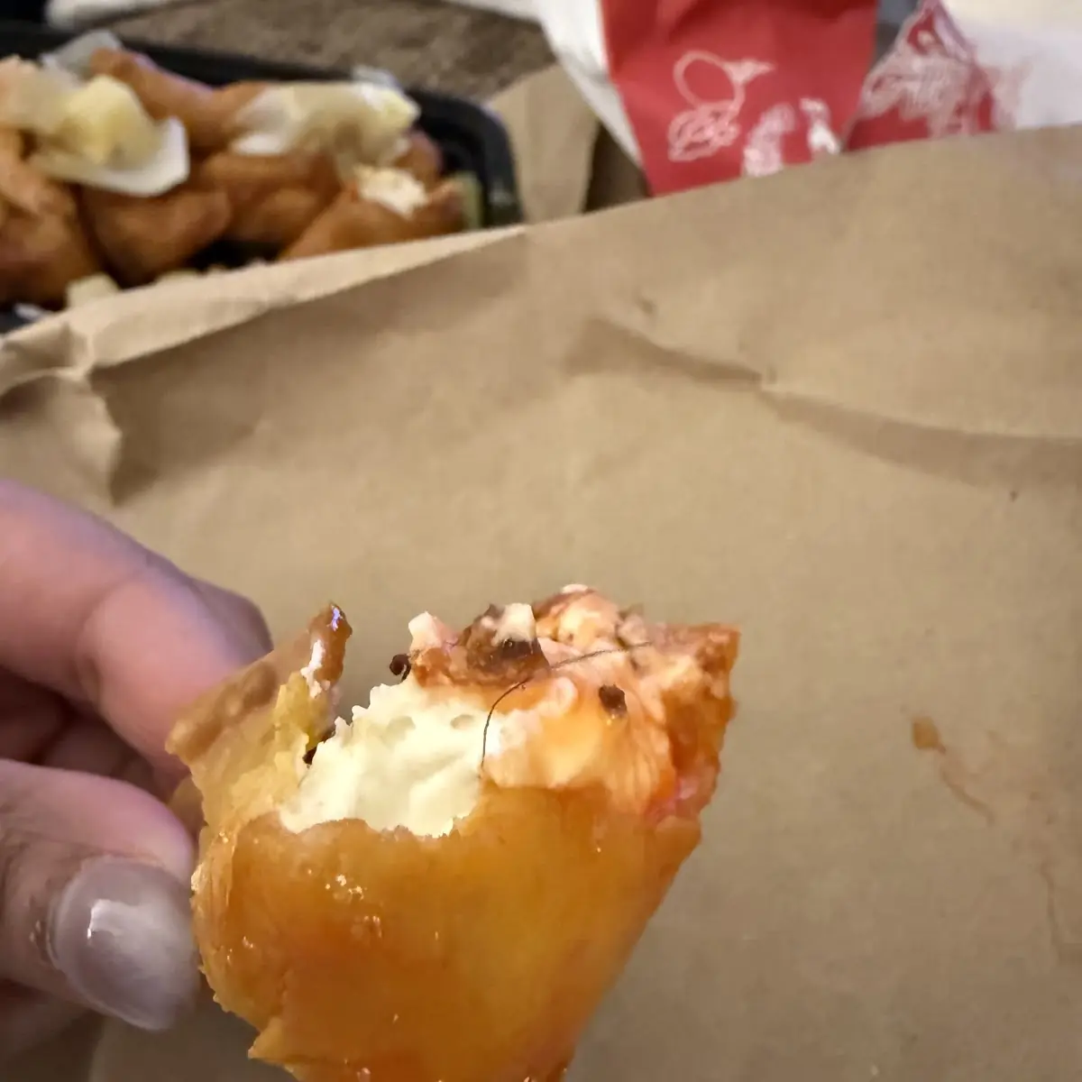 Crabmeat Rangoon Cheese Wonton 6