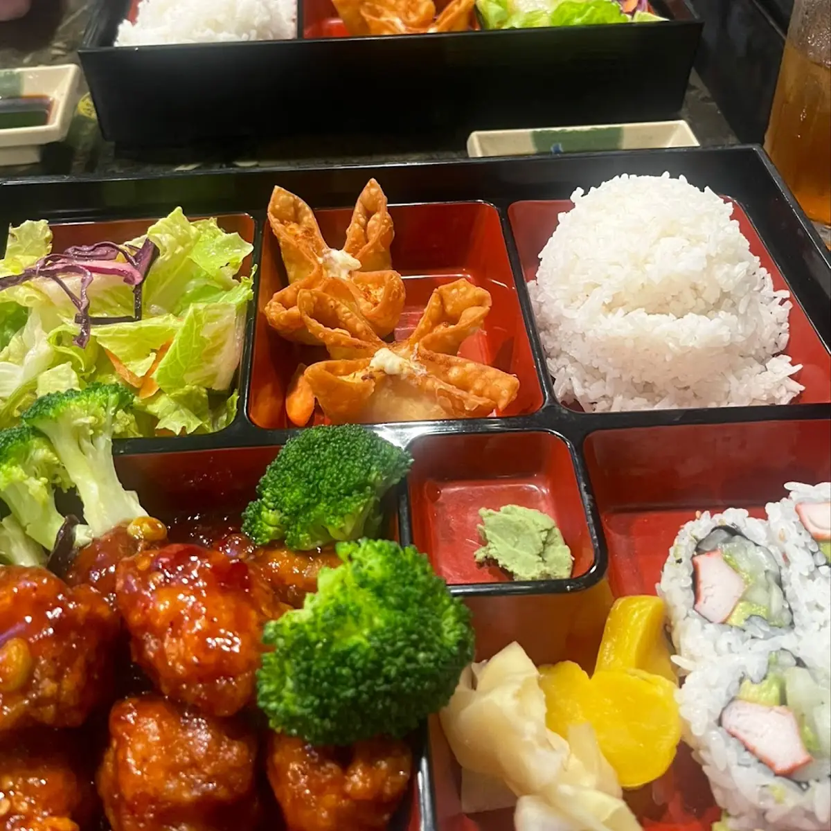 General TSO Bento Box