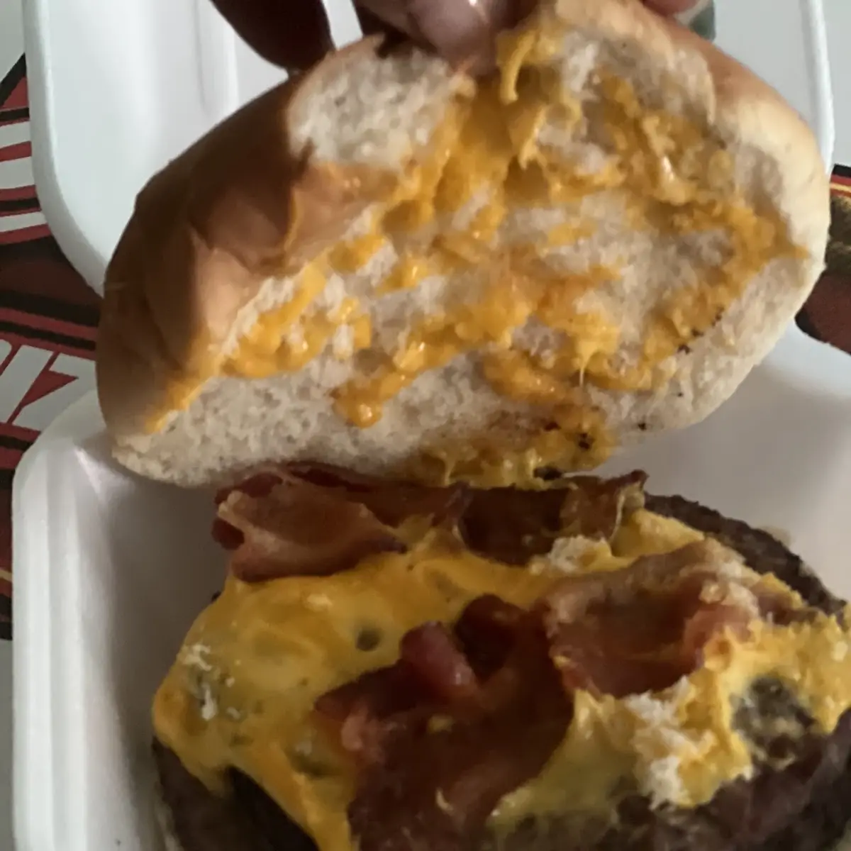 Double Cheeseburger with Bacon