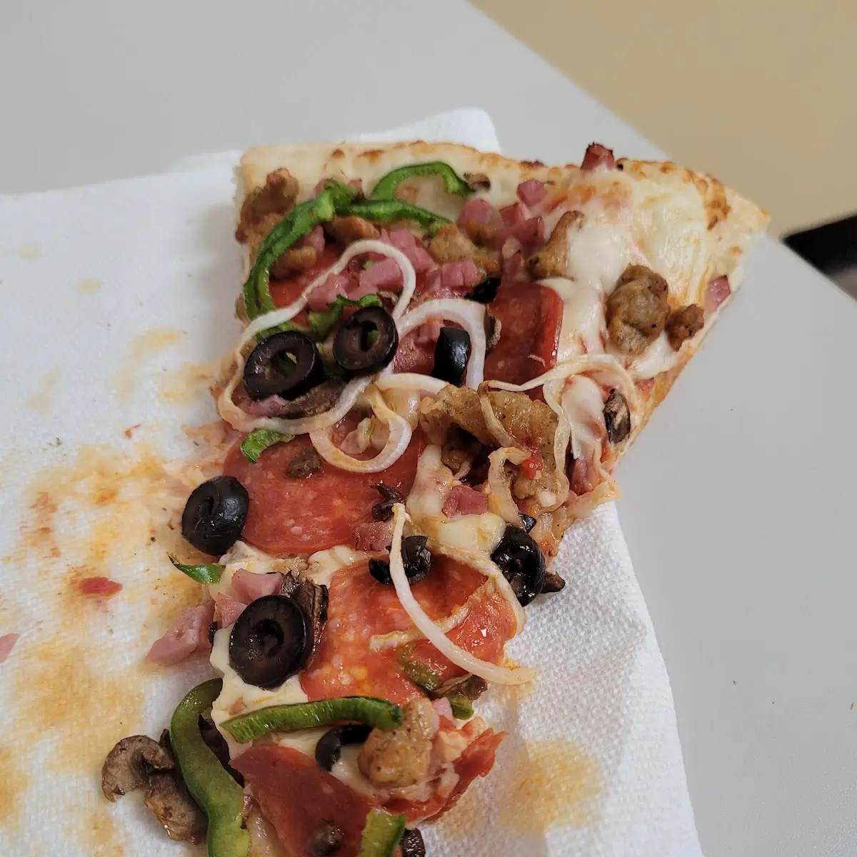 Supreme and Meat Lovers Pizza