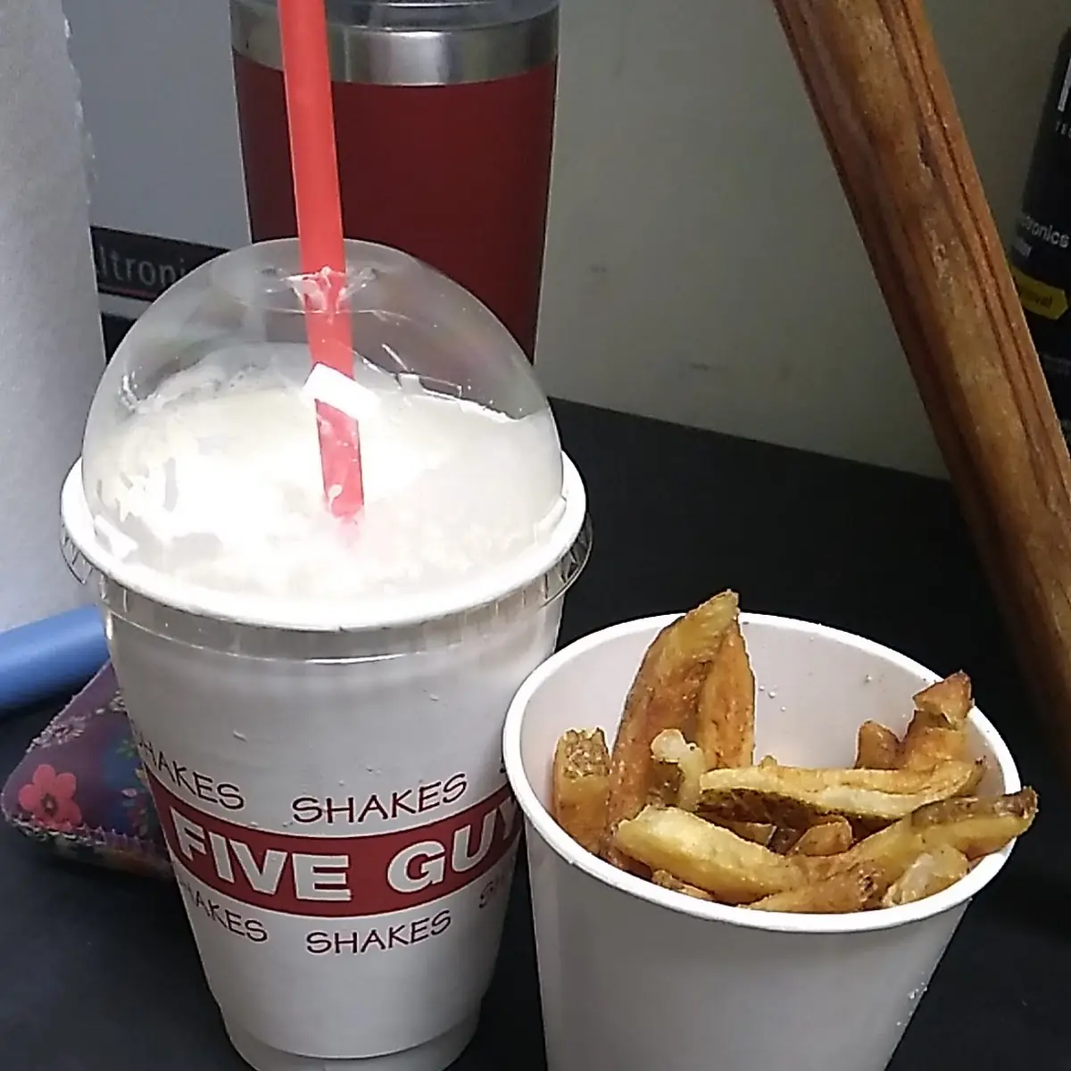 Large French Fries & Vanilla Shake