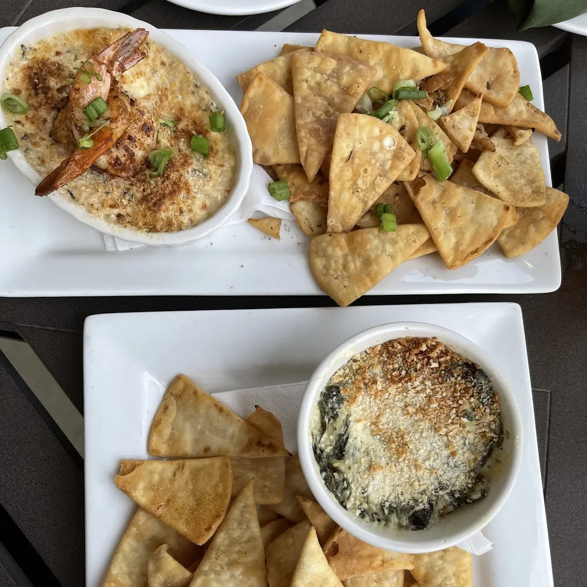 Spinach Dip with Pita Chips