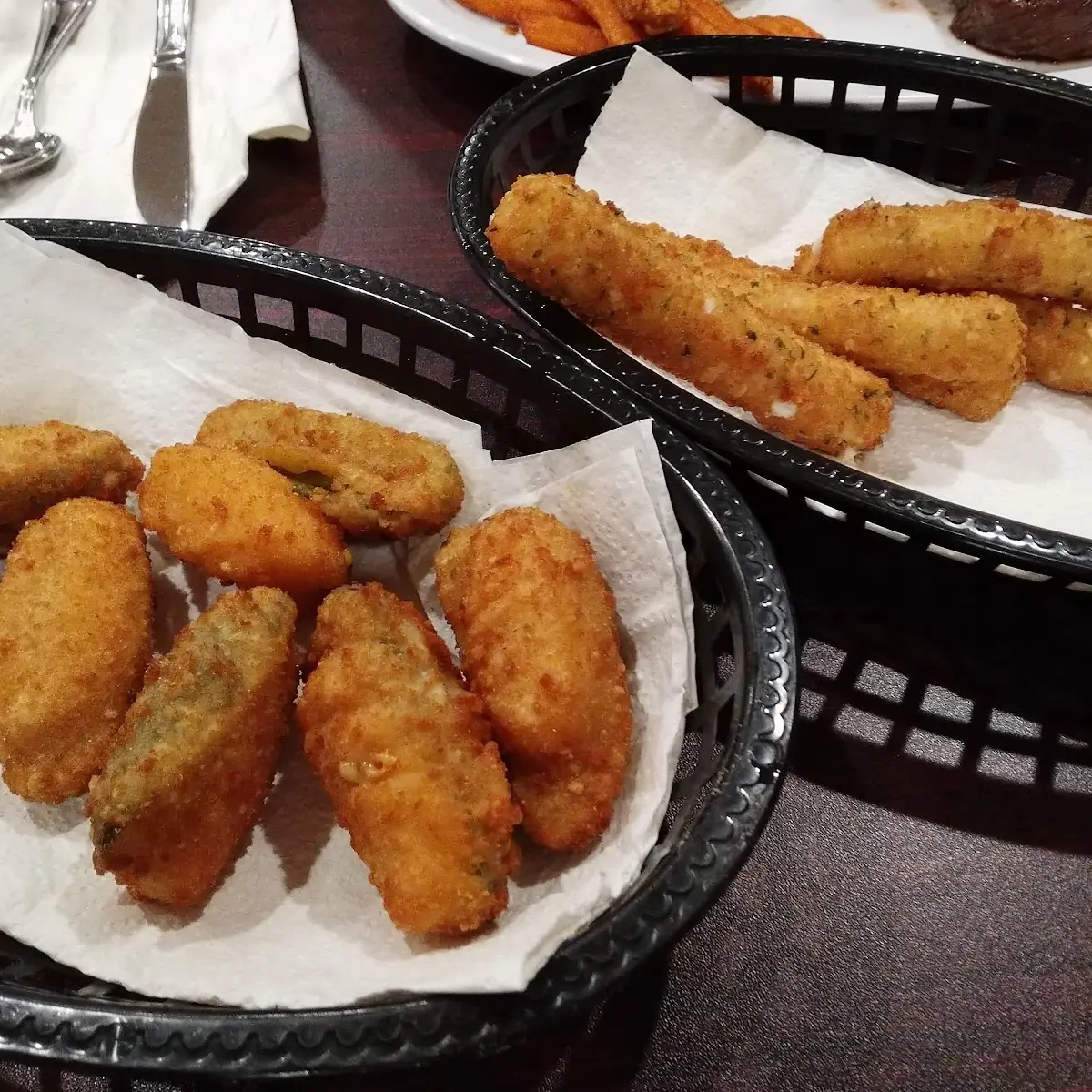 Jalapeno Poppers and Mozzarella Sticks