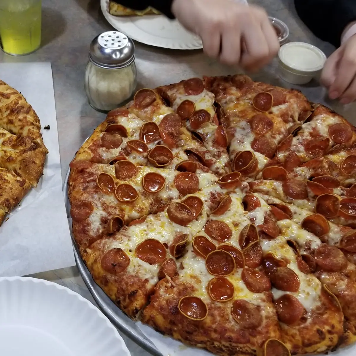 Cheese Bread & Pepperoni Pizza