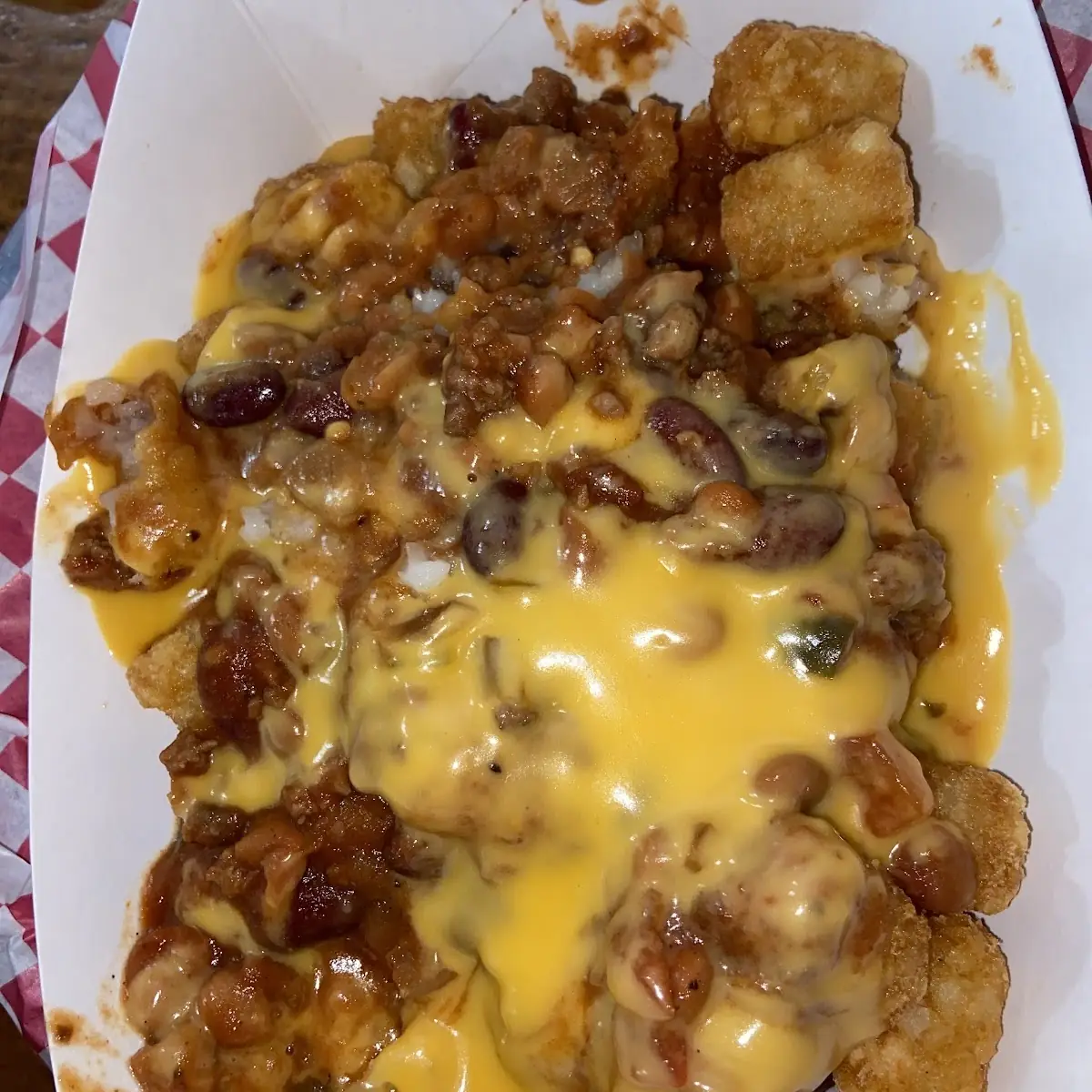 Chili Cheese Tots
