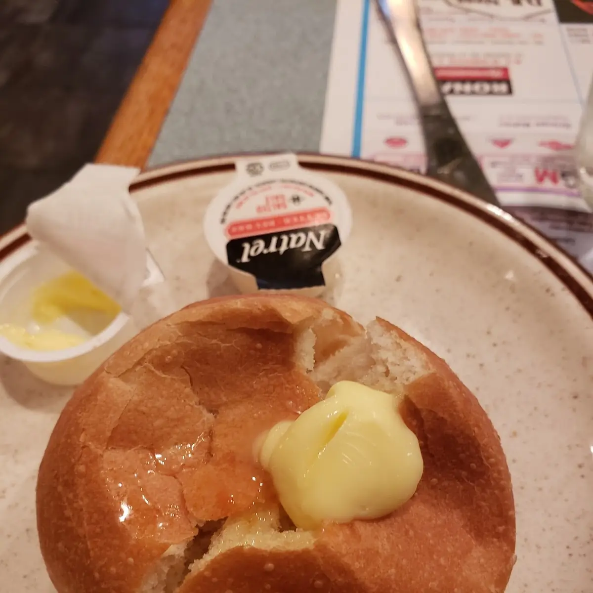 Hot Bun with Butter