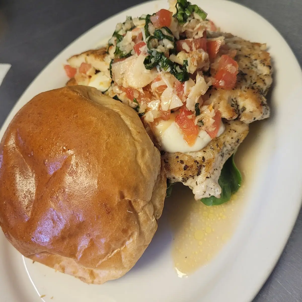 Bruschetta Chicken Sandwich