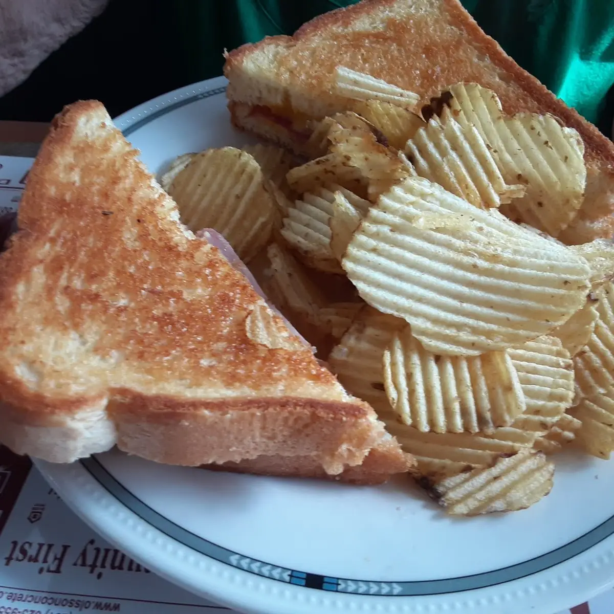 Grilled Ham and Cheese Sandwich