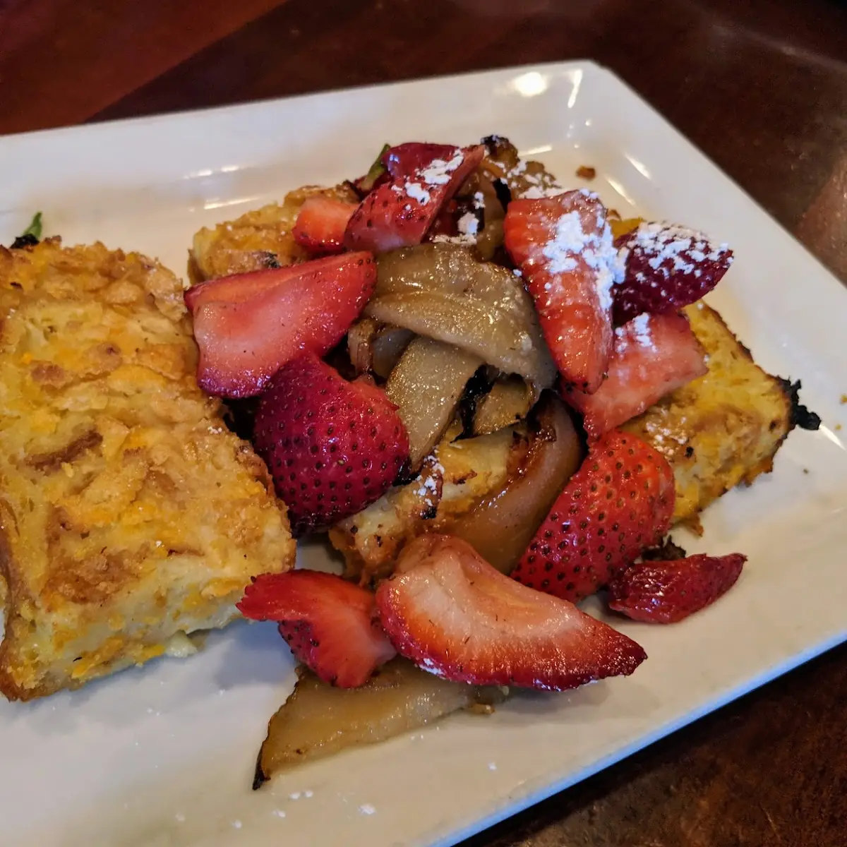Crispy Bread Pudding French Toast