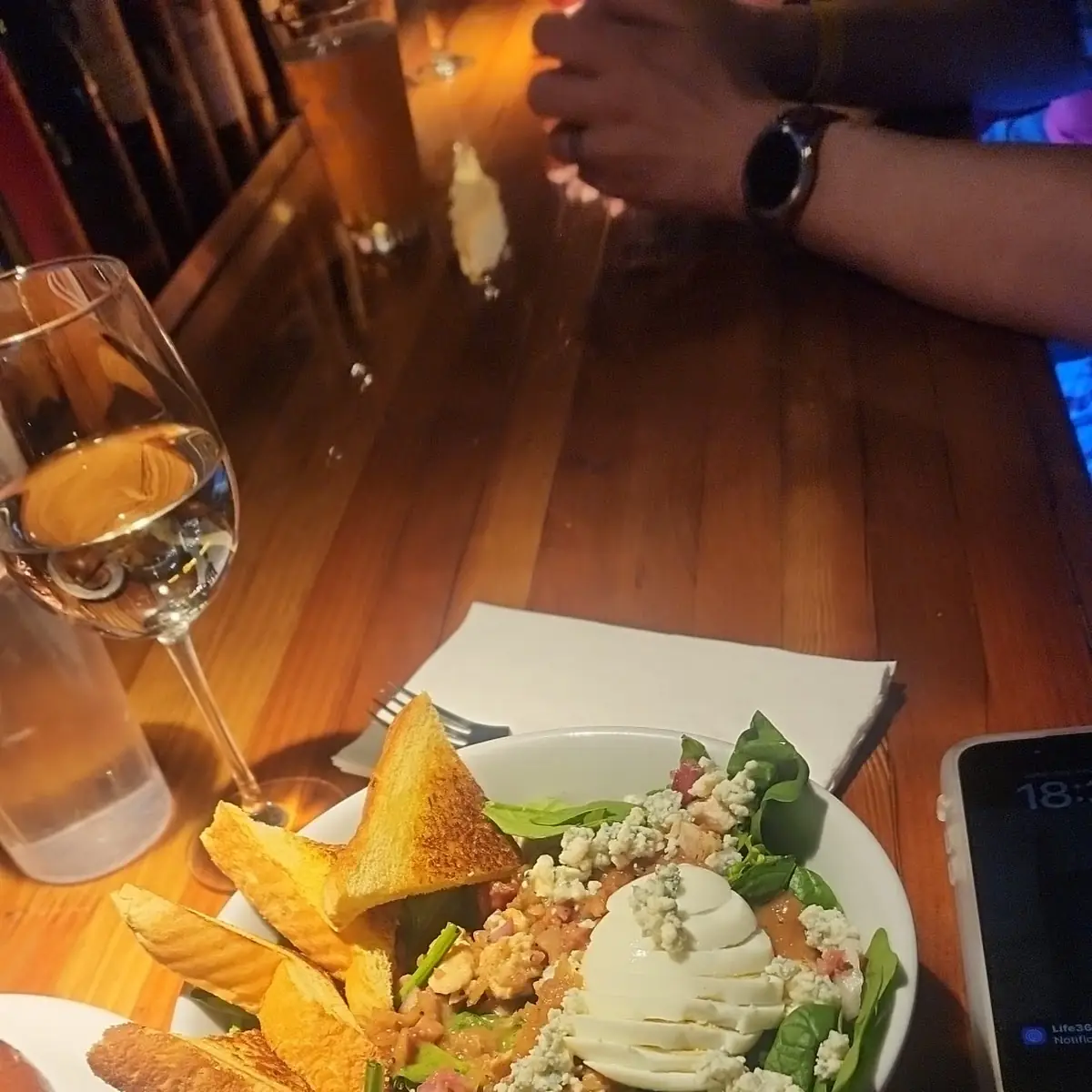 Warm Spinach Salad