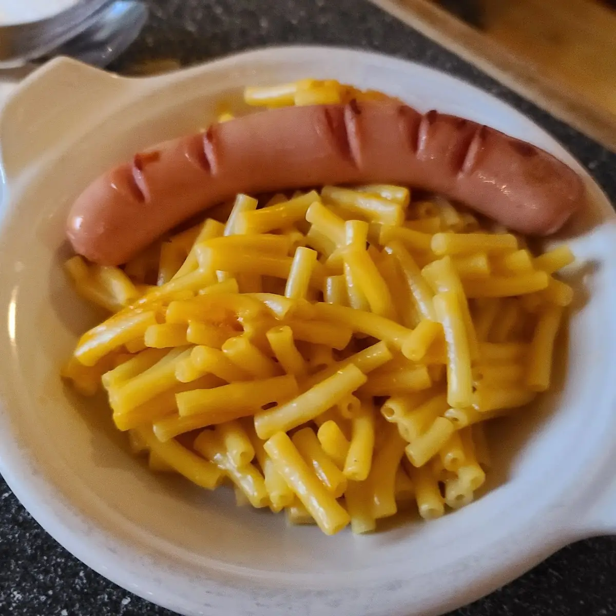 Mac and Cheese Dog