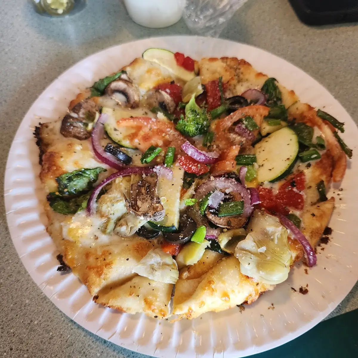 Chicken Valley Veggie Pizza