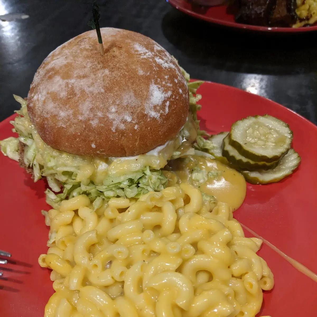 Fried Chicken Sandwich Mac and Cheese
