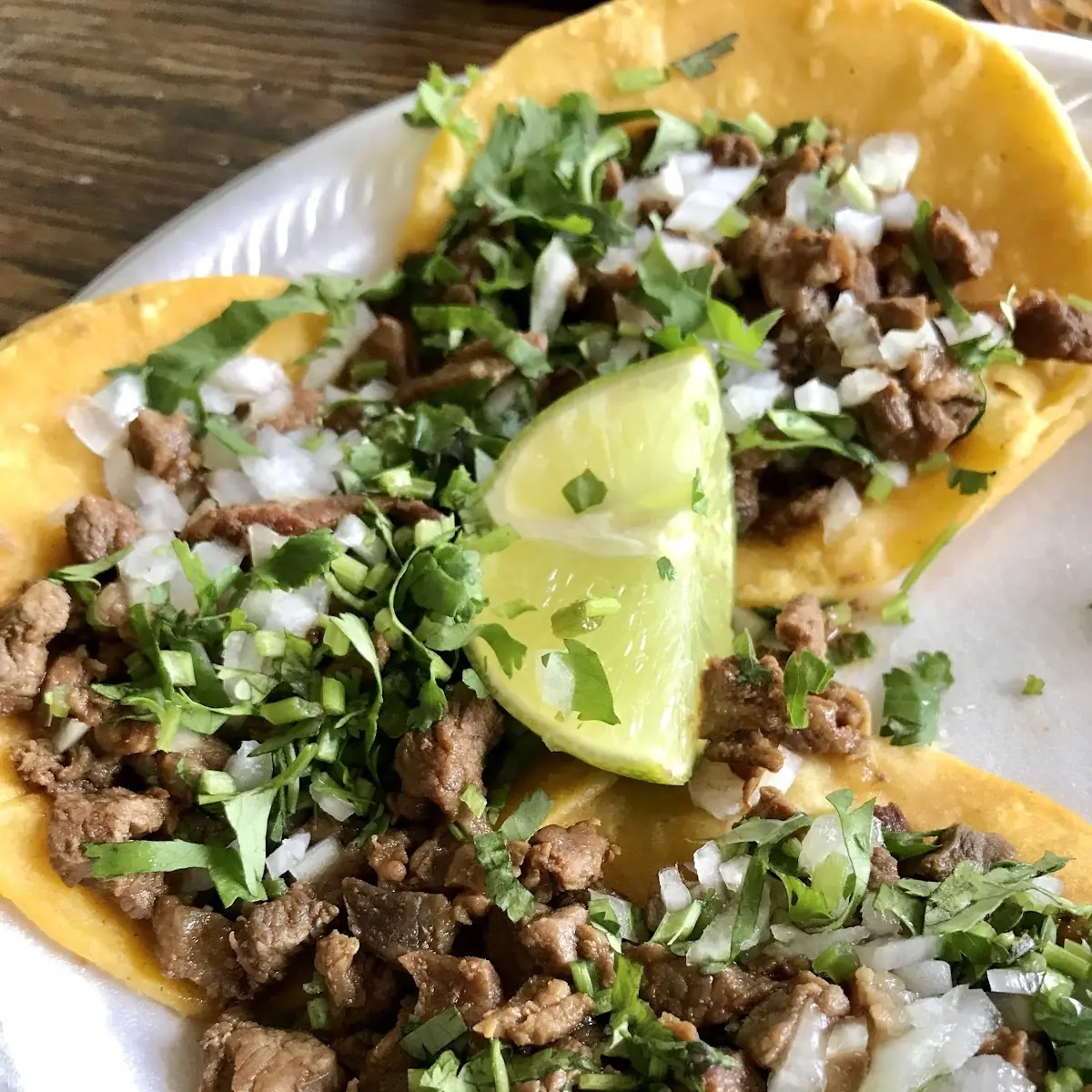 Beef Tacos with Cilantro and Onions
