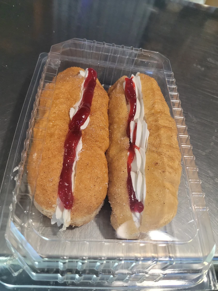 Jam Dounut with Mock Cream