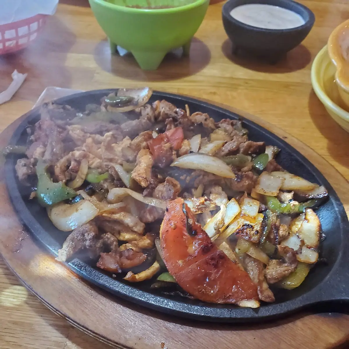 Steak and Chicken Fajitas