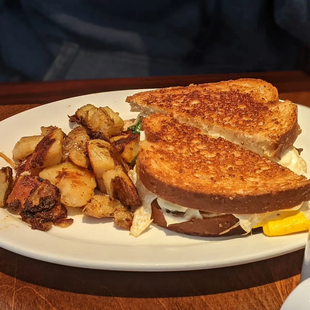 Spinning Turkey Breakfast Sandwich