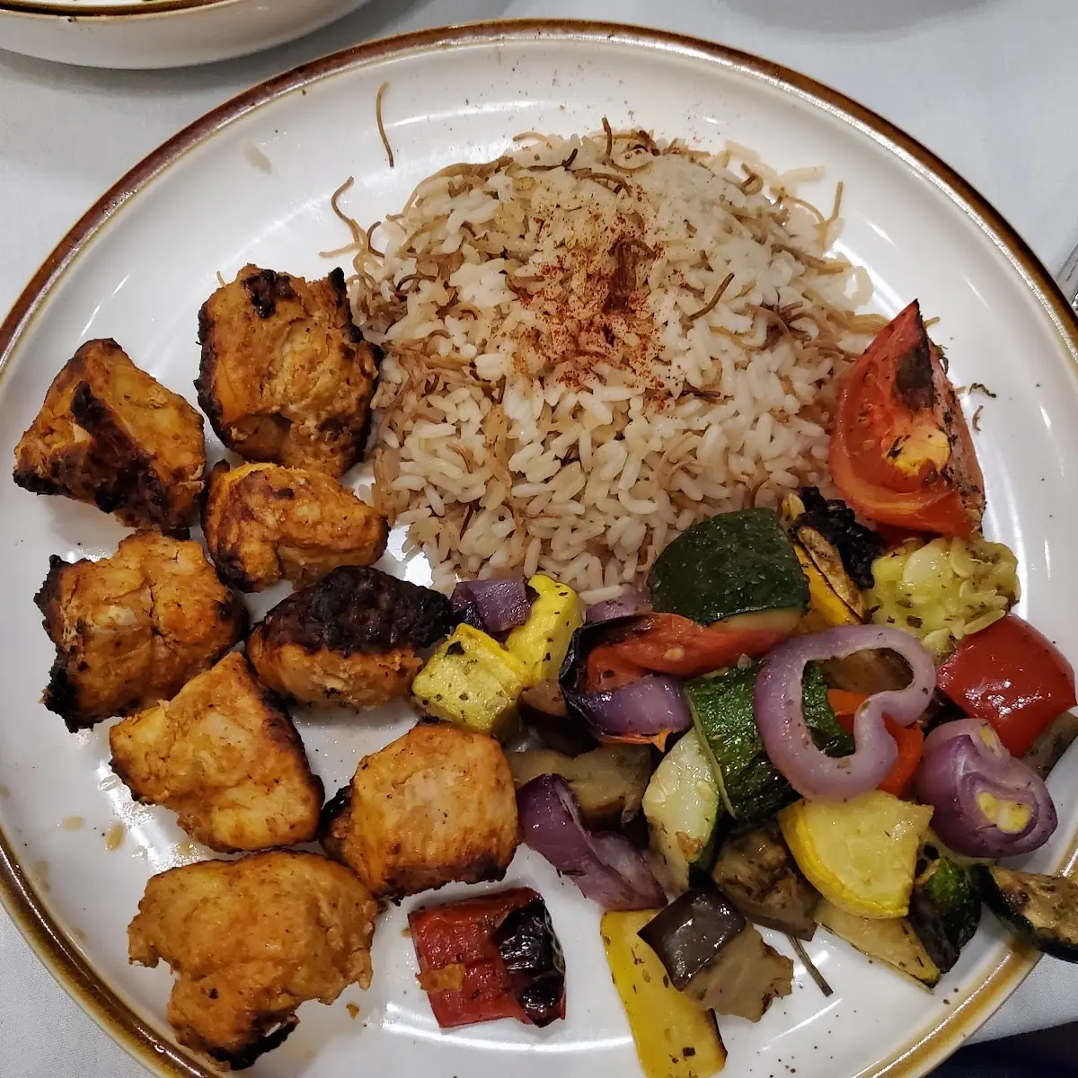 *CHICKEN KEBAB SOUVLAKI WRAP