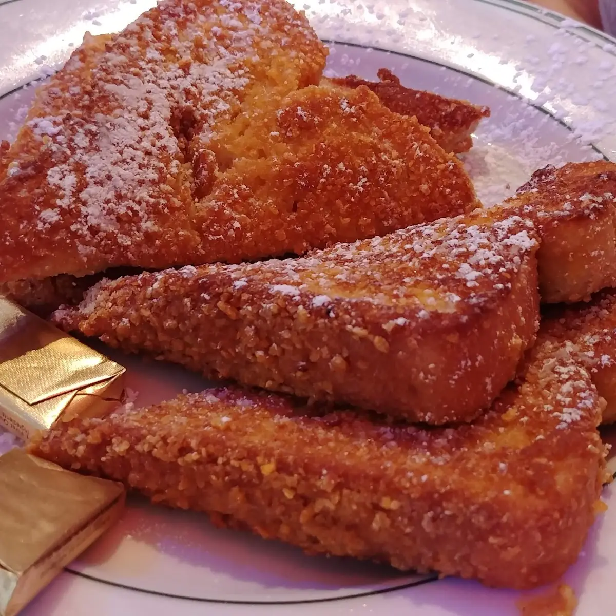 French Toast with Ham Bacon or Sausage