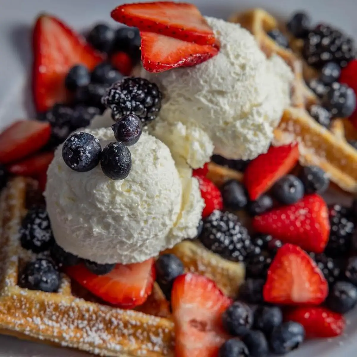 Strawberry Shortcake Waffle