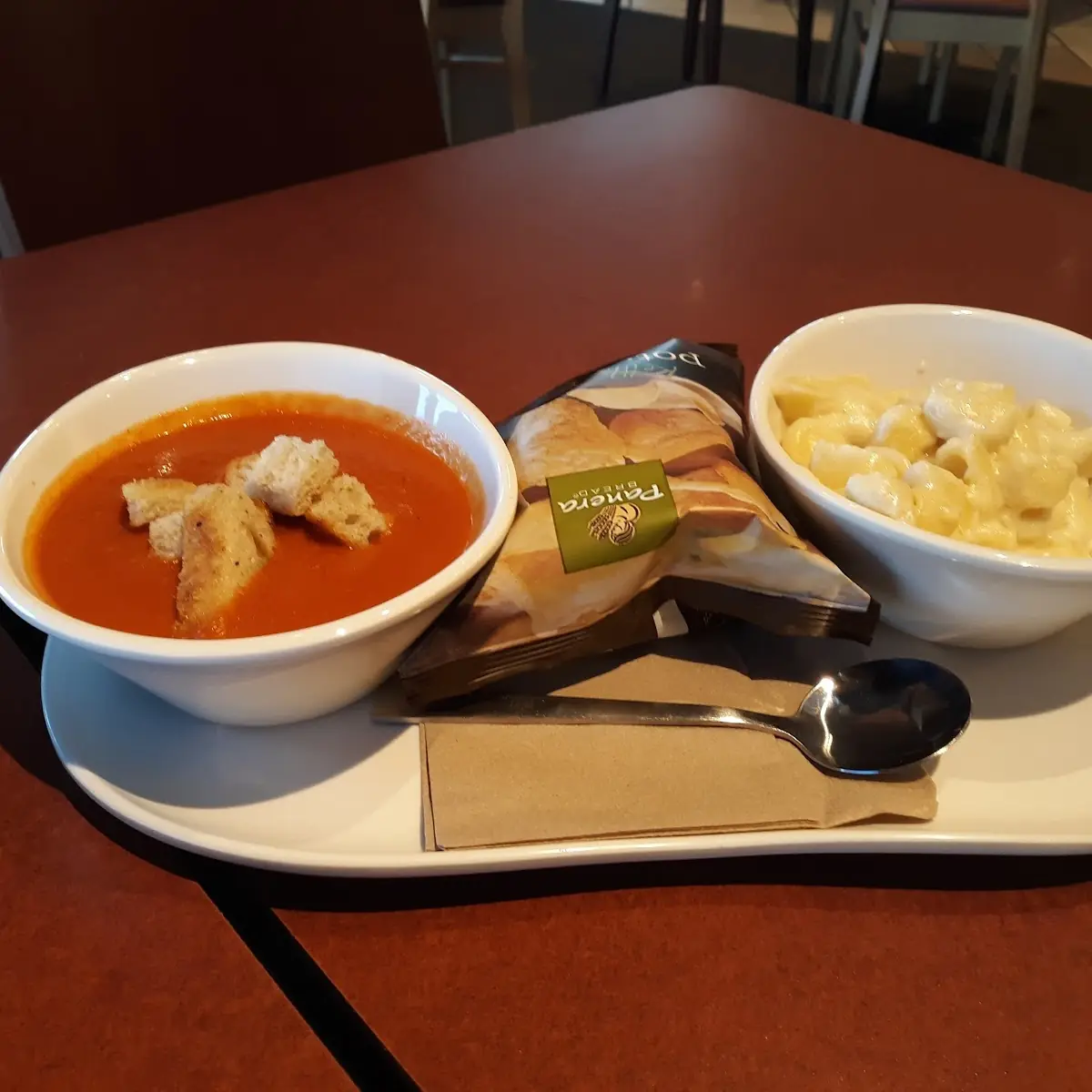 Tomato Soup and Mac and Cheese