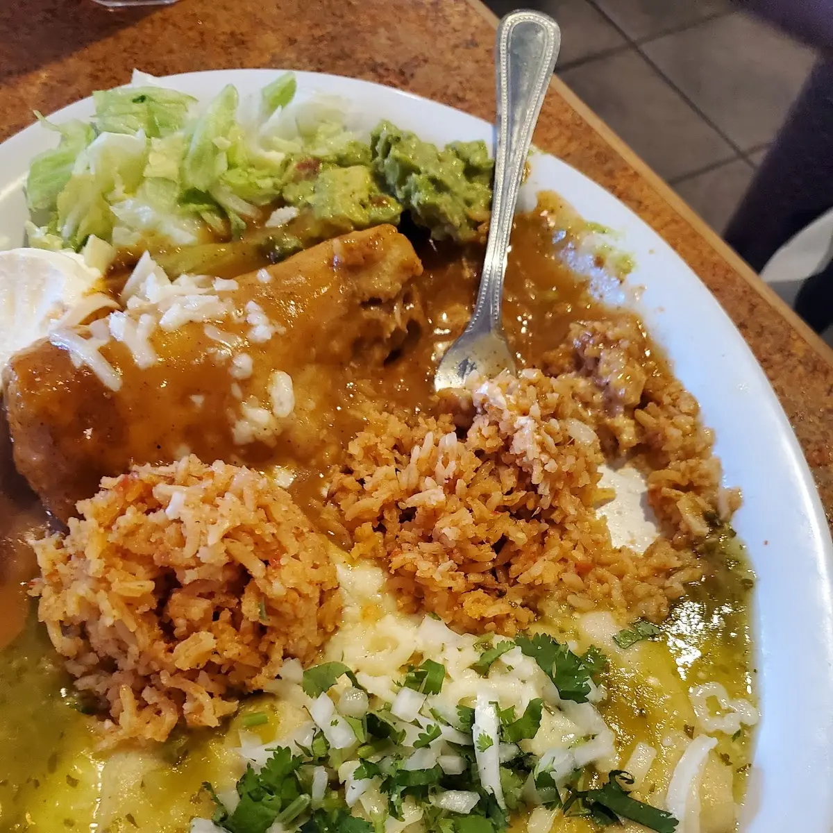 Chicken Enchilada Chili Relleno