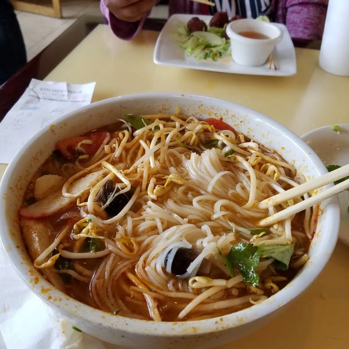 Spicy Seafood Rice Noodle Soup