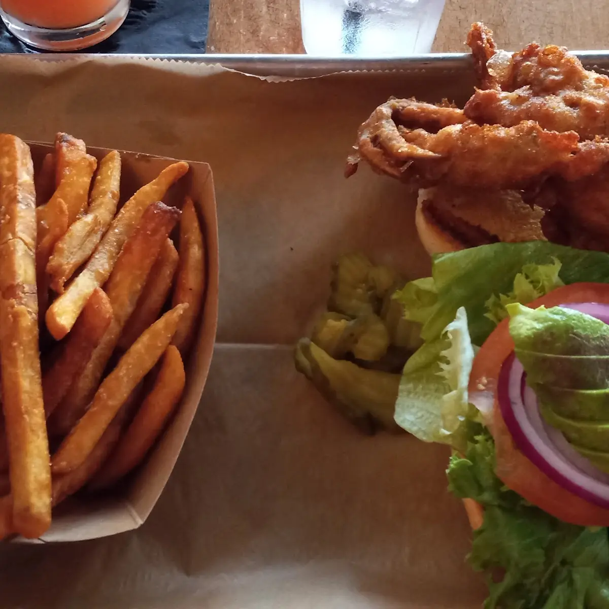 Soft Shell Crab Cake Sandwich
