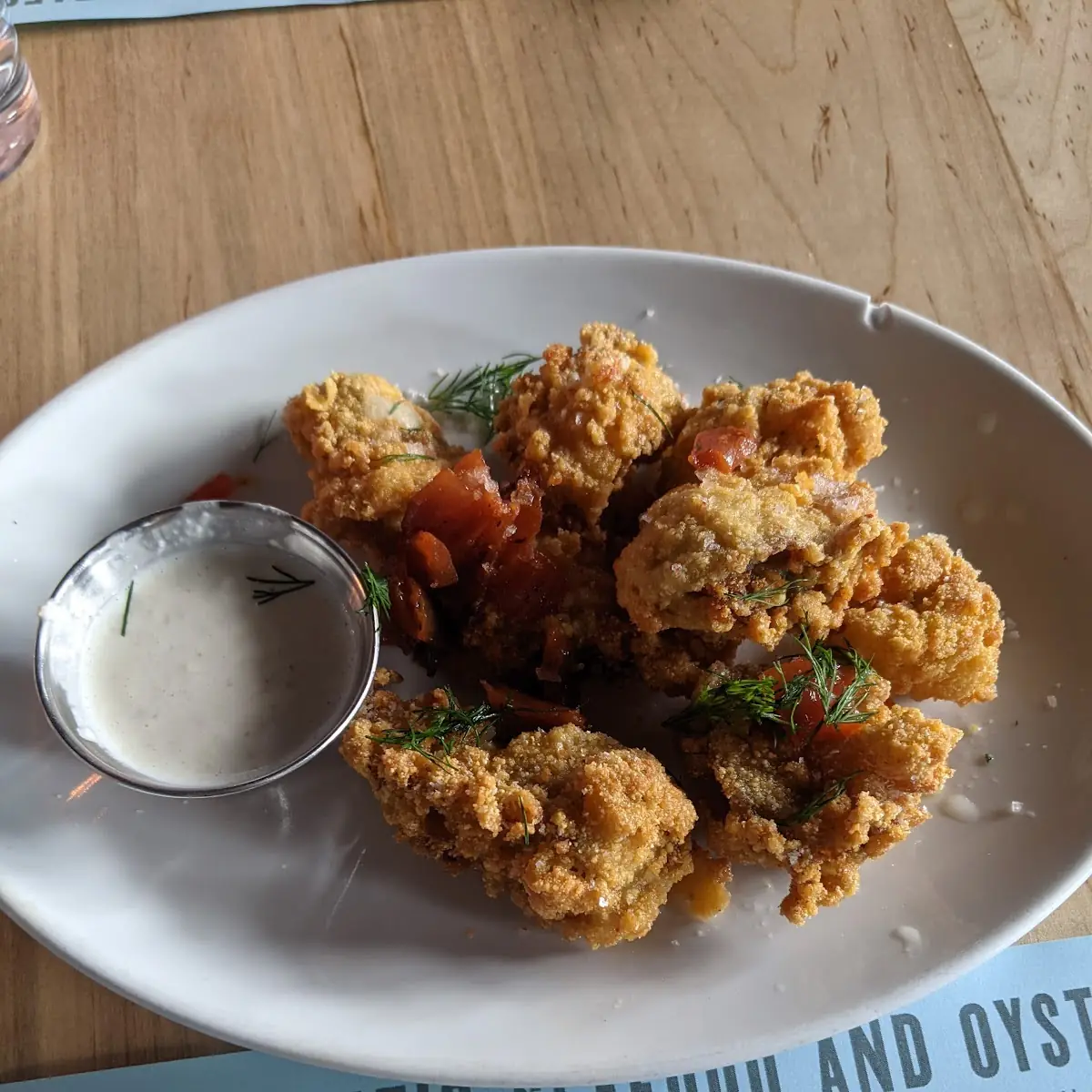 Cornmeal Fried Oysters