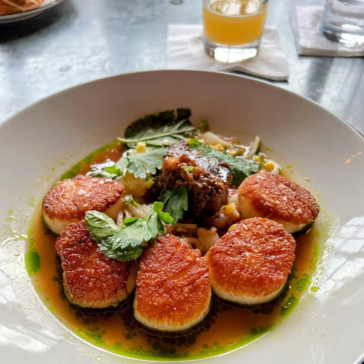 Seared New England Scallops