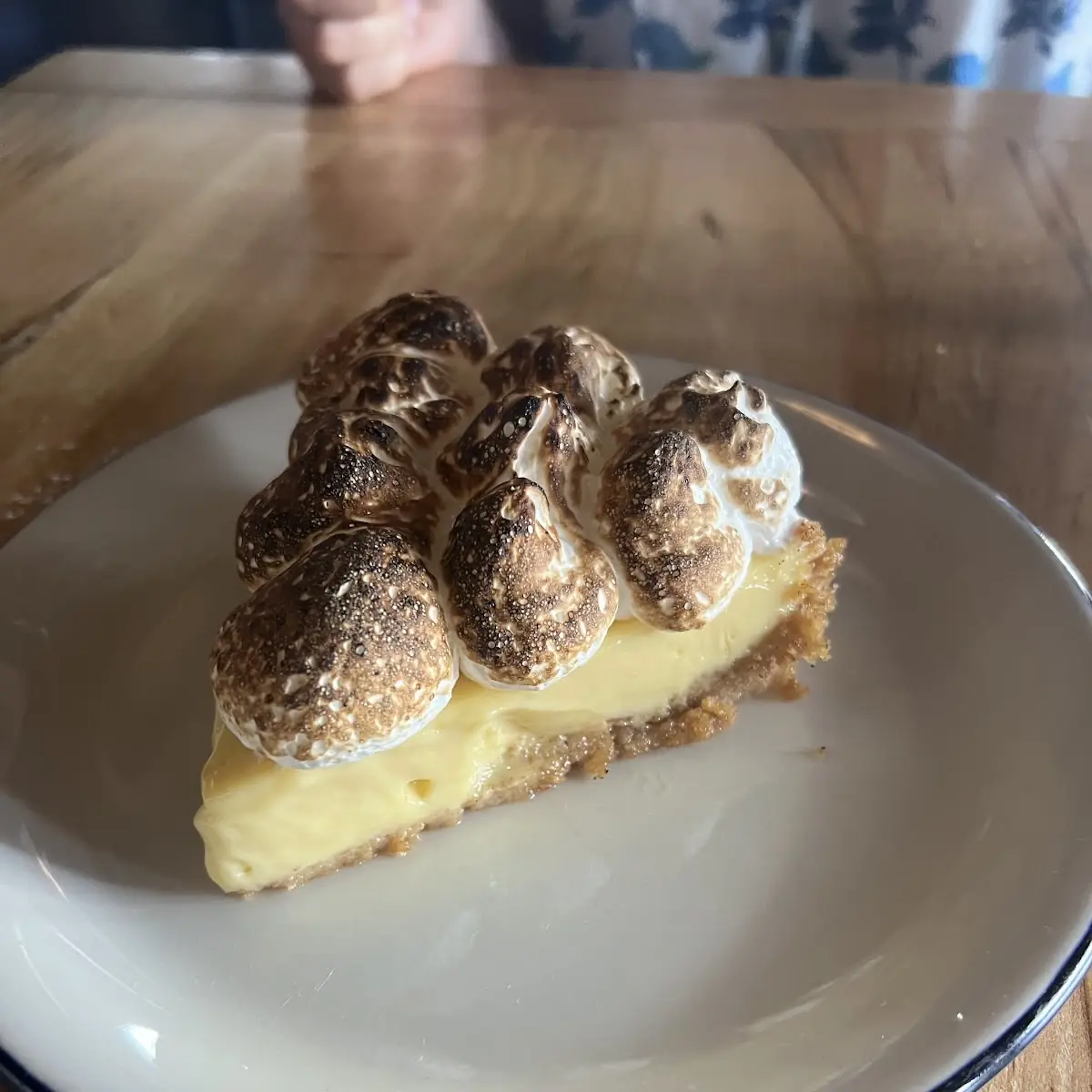 Toasted Meringue Key Lime Pie Slice