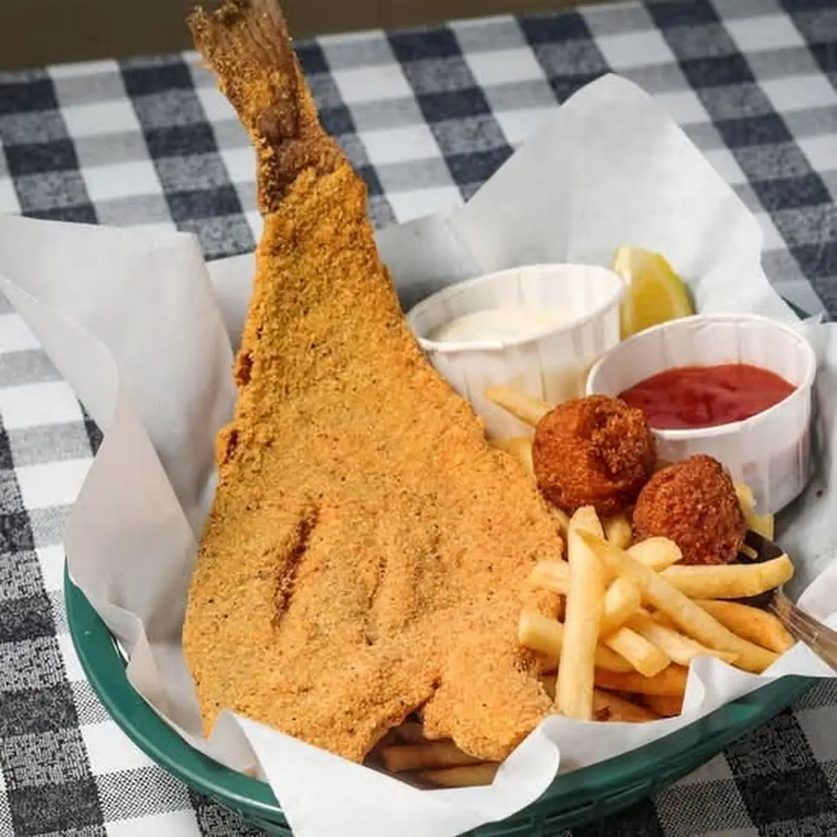 Fried Fish and Shrimp Basket