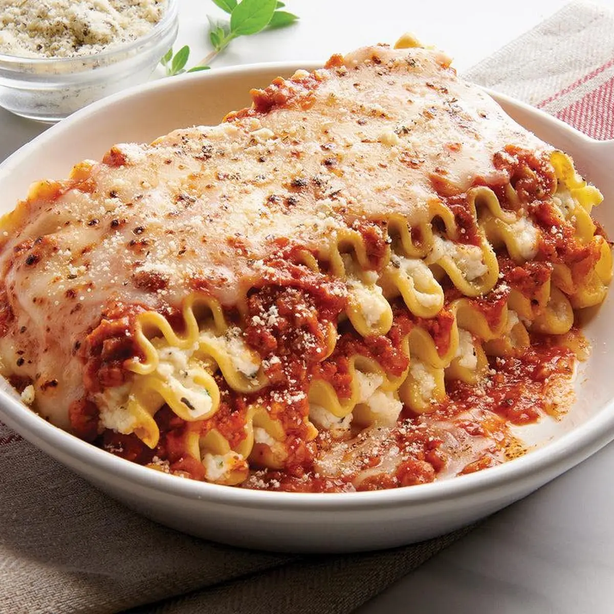 Cheesy Double-Stack Lasagna