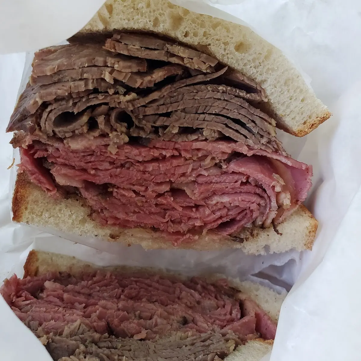 Hot Pastrami Sandwich